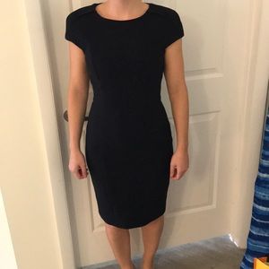 Zara capped sleeve sheath dress
